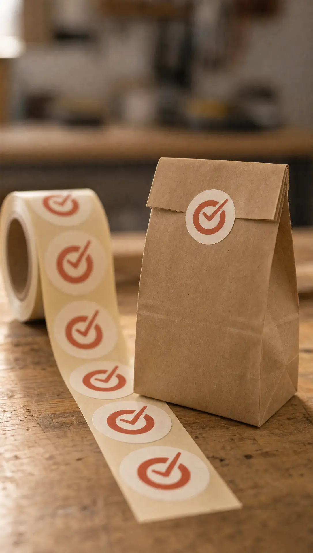 lacre adesivo personalizado para delivery impresso em Brasília