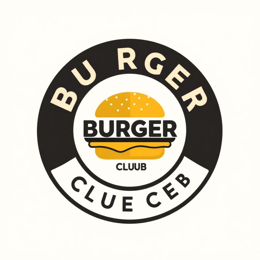 Logo Burger Club — Hamburgueria