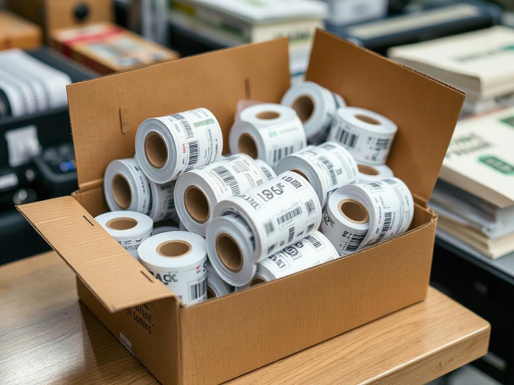 Caixa para Etiquetas