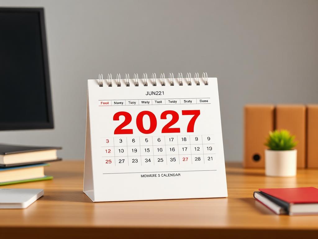 Calendário 2027 Personalizado