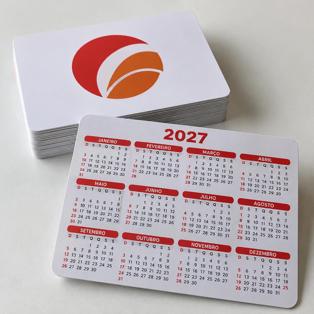 Calendário de bolso 2027