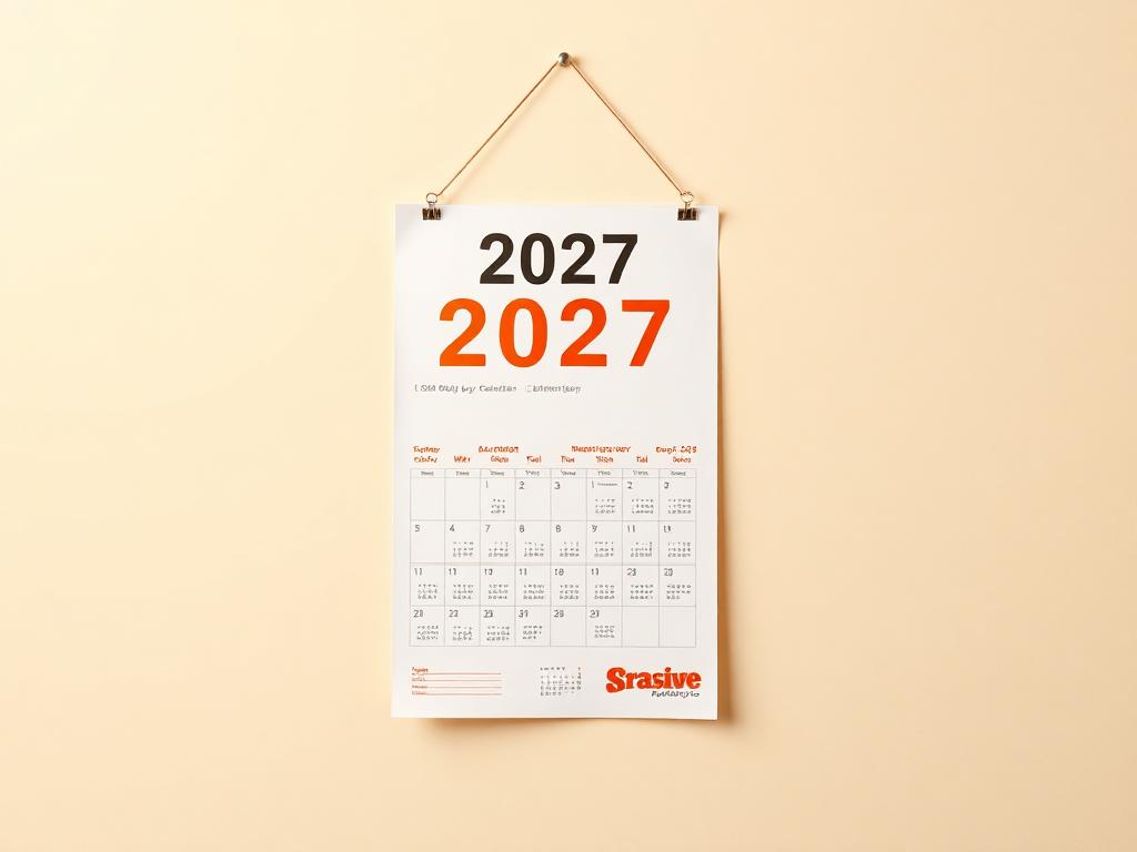 Folhinha de Parede 2027